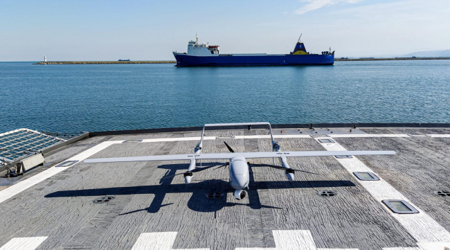 Milli imkanlarla geliştirilen BİHA'ların donanma unsurlarına da önemli katkılar vermesi bekleniyor. Fotoğrafta UÇBEY görünüyor.
